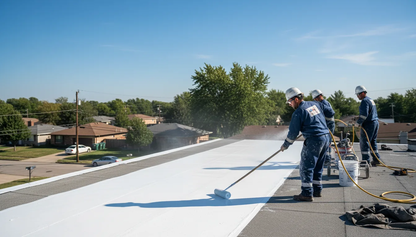 Commercial roof coating in Cumberland, RI near me